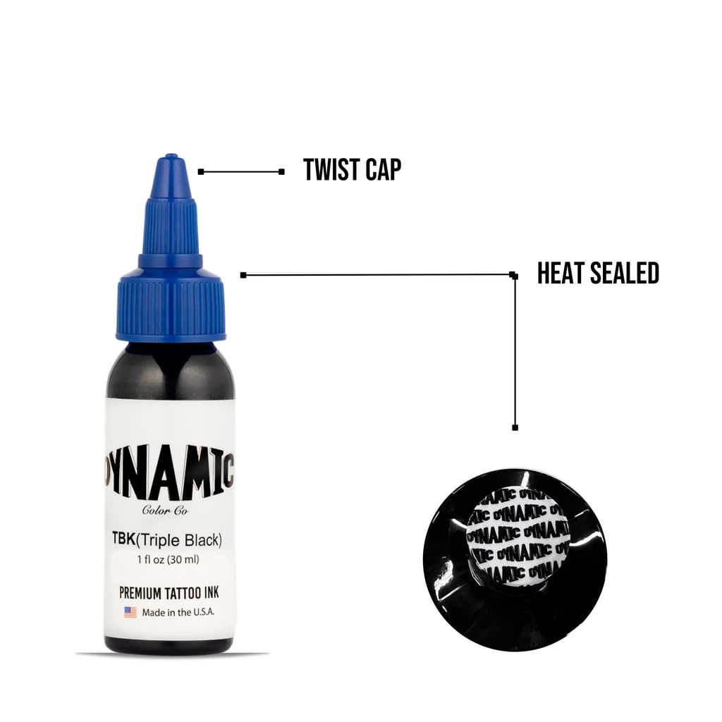 dynamic タトゥーインク　トリプルブラック 240ml 8oz 1本 Amazon | Dynamic タトゥーインク1オンス (Triple Black