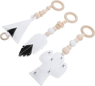 MERRYHAPY 1 Conjunto De Decoração De Quarto De Criança Carrinho De Bebê Recém-Nascido Chocalho Para Pendurar Brinquedos Para Carrinho De Bebê Recém-Nascido Atividades De Enfermagem