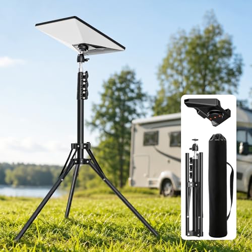 Starlink Mini Tripod Mount with Adapter Featuring Adjustable Height and 360 Angle Adjustment Tripod mounting kit Compatible with Starlink Mini Satellites. Ideal for Camping and RV Travel.