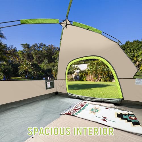 Image of CAMPROS CP Tents for Camping 2 /4 /6 Person, Waterproof Windproof Dome Tent