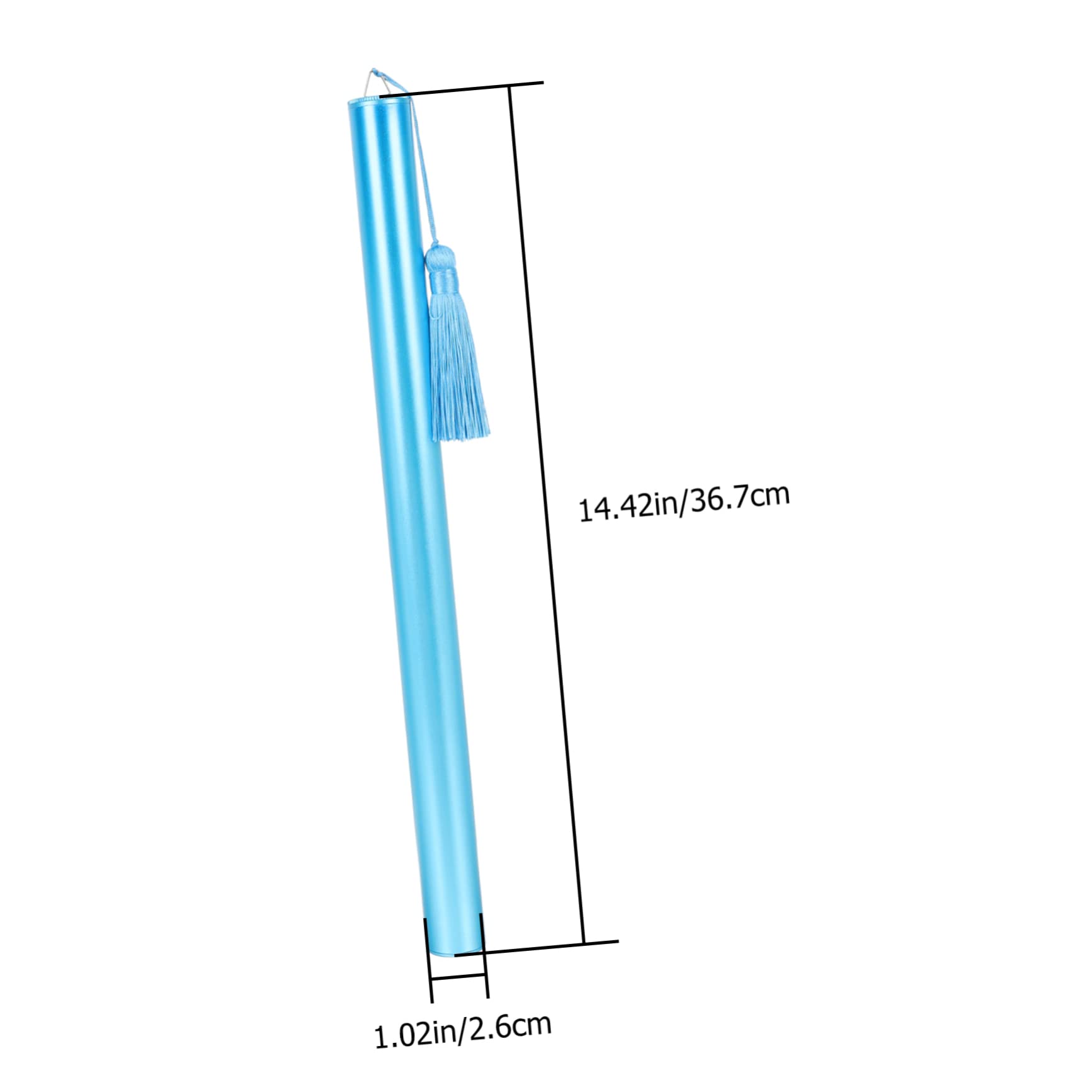 FAVOMOTO Dulcimer Bucket Aluminum Alloy Bamboo Piano Cover Storage Tube for Accessories and Parts