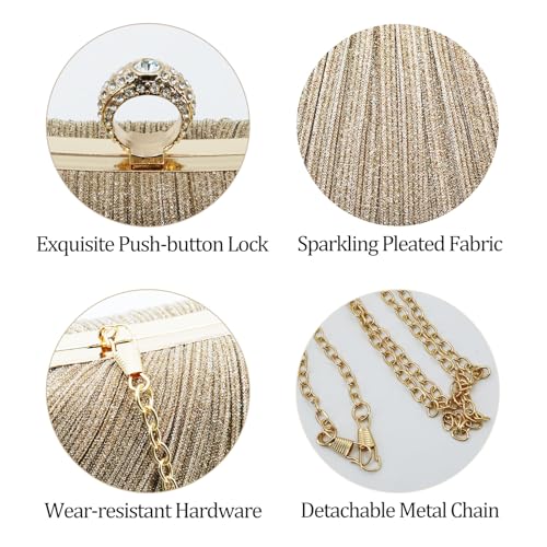 Evening Clutch Purses - Women's Evening Bag Party Purses Handbag for Cocktail/Prom/Party/Wedding/Formal - Image 3