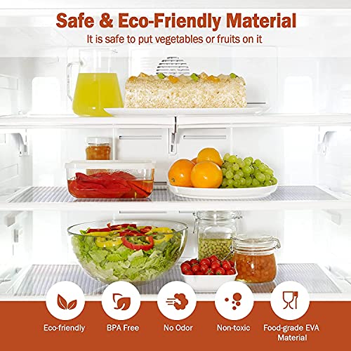 Bobalaly Shelf Liner Cabinet Liner, Anti-Slip Non Adhesive Drawer Liner, 11.8 Inch X 6.6 Feet (78.7 Inch) Washable Refrigerator Mat For Kitchen Organization, Pantry, Shelves, Under Sink #TOP5