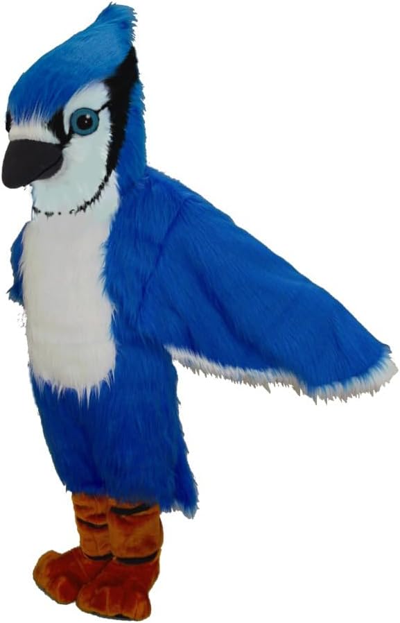 Generic Thermo-lite Blue Jay Mascot Costume, One Size Fits Most