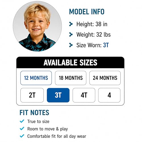 Image of Volcom Infant Toddler Boy Shorts Set - 2 Piece Short Sleeve Graphic Tees & Denim Shorts - Toddler Summer Clothes (12M-7)