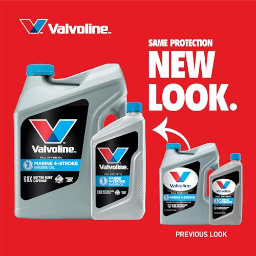 Image of Valvoline 4-Stroke Marine Full Synthetic Engine Oil 1 Gallon