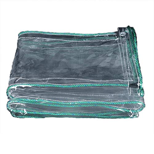 YANG Transparent Rainproof Cloth Rain Cloth Canvas Waterproof Balcony Thicken Rain Curtain Sunscreen PVC Plastic - Multi Size Options (Size : 2x2M)