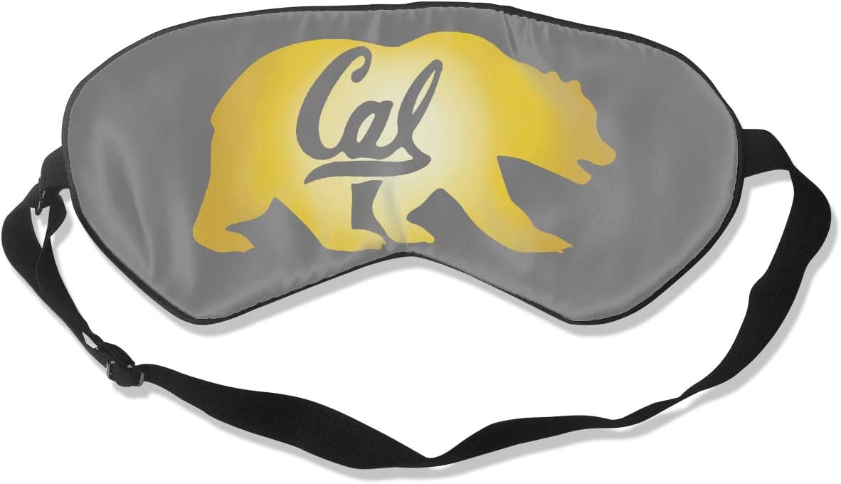 Berkeley Cal Golden Bears Silk Sleeping Eye Mask Lightweight And Comfortable Eyeshade With Adjustable Strap