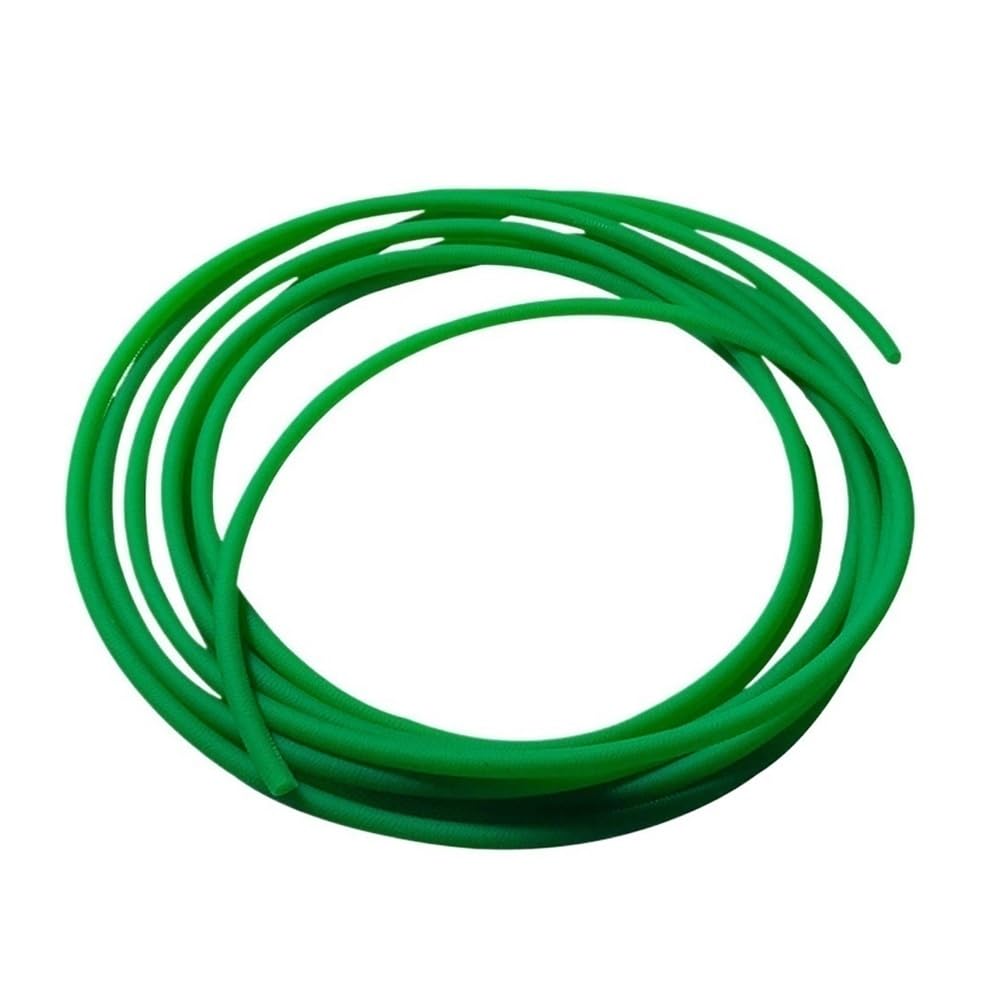 Cintura in uretano Nastro trasportatore in poliuretano, diametro 1,5-18 mm, cinghia di trasmissione con filo fusibile verde/arancione in for uso industriale, pezz0(Green,18mmx1000mm)