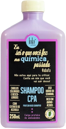 Eu Sei O Que Você Fez na Química Passada Shampoo 250g , Lola Cosmetics