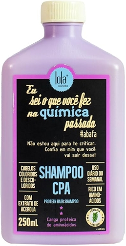 Eu Sei O Que Você Fez na Química Passada Shampoo 250g , Lola Cosmetics