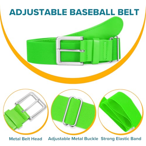 Image of Baseball Socks and Belt Combo for Youth Adult - Softball Socks and Belt for Boys and Girls