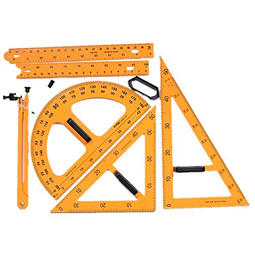 Studyset triangolo compasso goniometro mitra