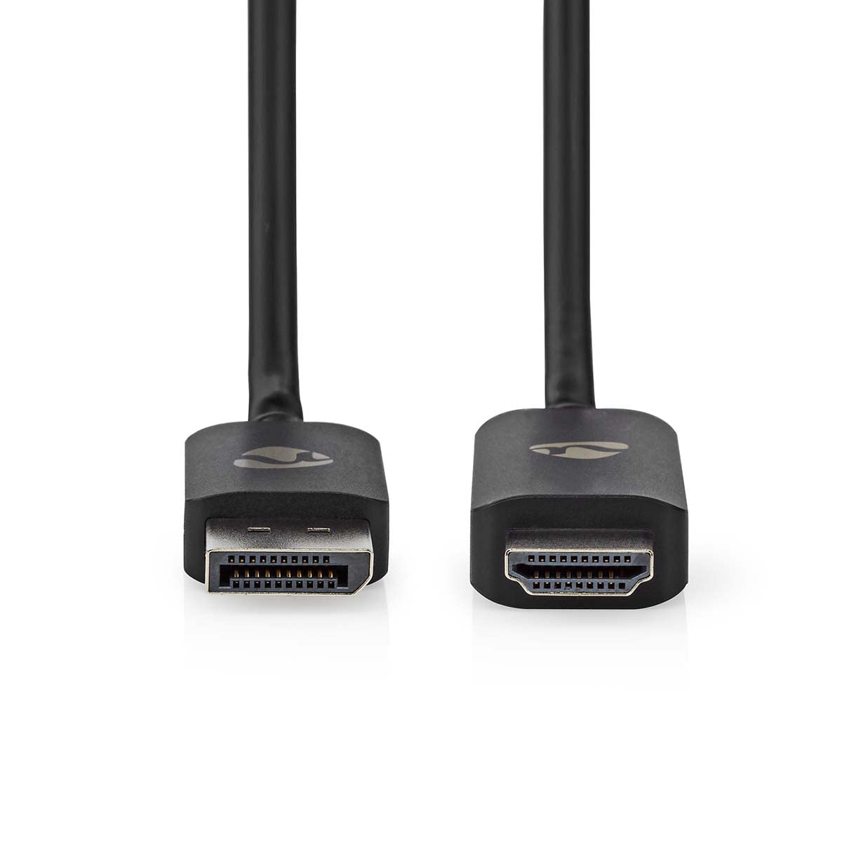 NEDIS | DisplayPort Adapter | DisplayPort Male | HDMI Connector | 8K 30 Hz | platerowany niklem | prosty | 1,80 m | okrągły | TPE | czarny | koperta