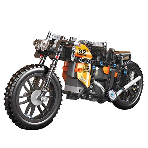 QIXIAOCYB XSuper Technische Motorrad-Bausteine, 383 + Teile, Hochgeschwindigkeits-Fernbedienung, Off-Road-Mountain…