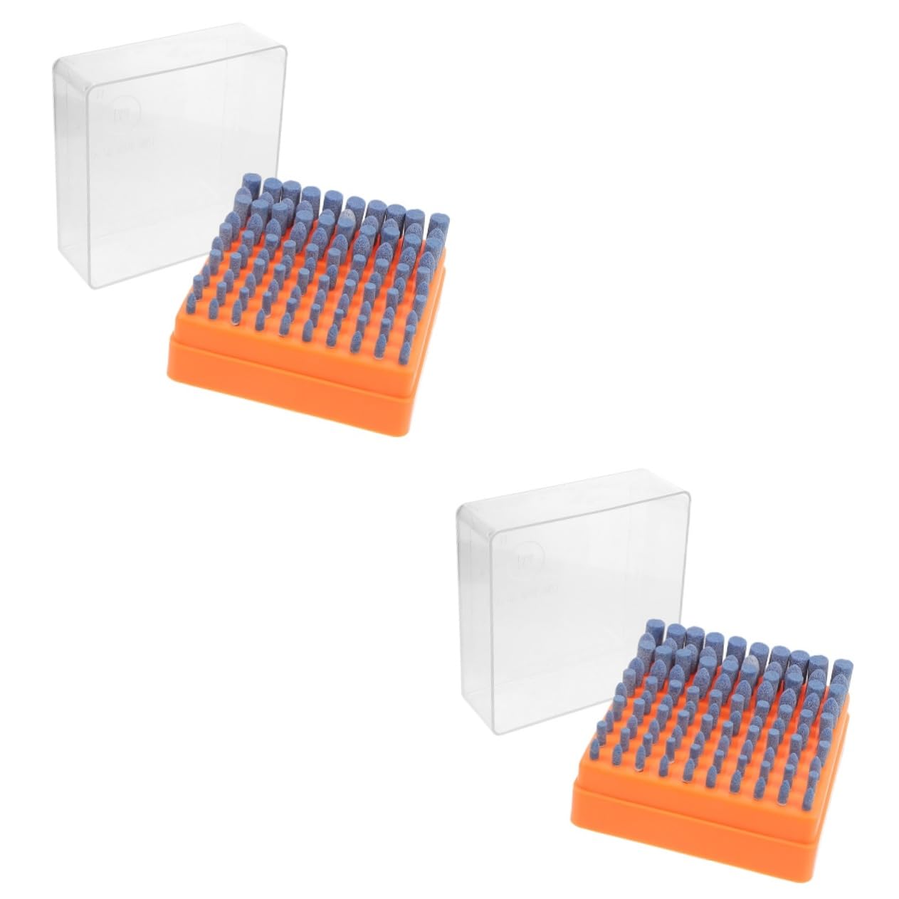 PartyKindom 200pièces Accessoires De Meulage Abrasive Pour Outils Rotatifs De Têtes De Meulage Zirconium Corindon Pour Métaux Céramiques