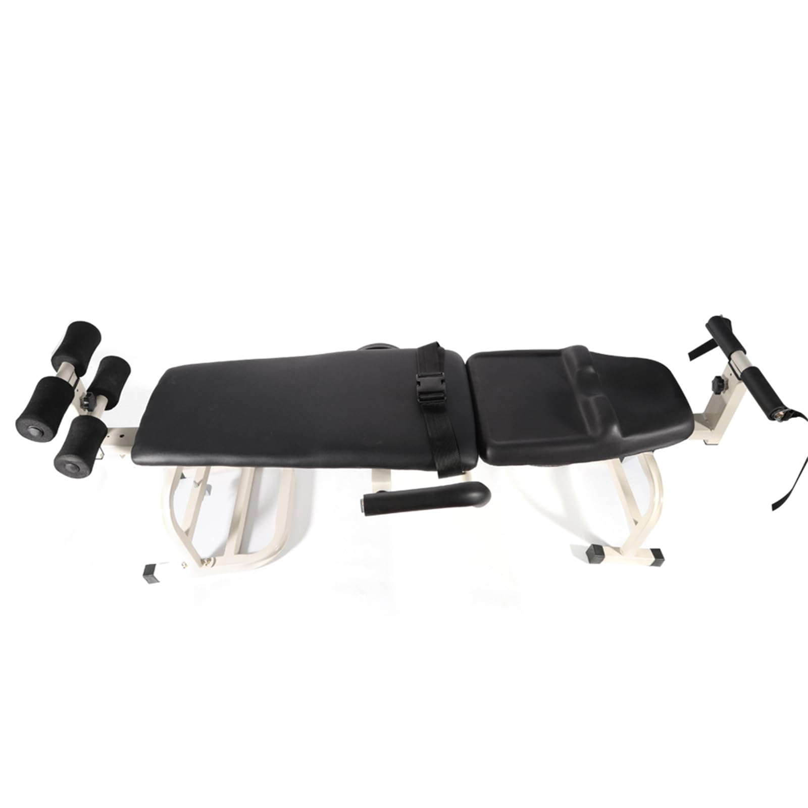 LIAPDG 1.65M Bidirectional Stretching Traction Bed, 1.40M - 1.9M Spinal Decompression Massage Neck Stretch Table Cervical Lumbar Traction Bed Back Stretcher for Spine Body Stretching Device