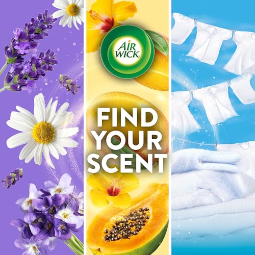 Image of Air Wick Plug in Scented Oil Refills, 4 Count, Lush Honeysuckle and Raspberry, Air Freshener, Essential Oils, Eco Friendly