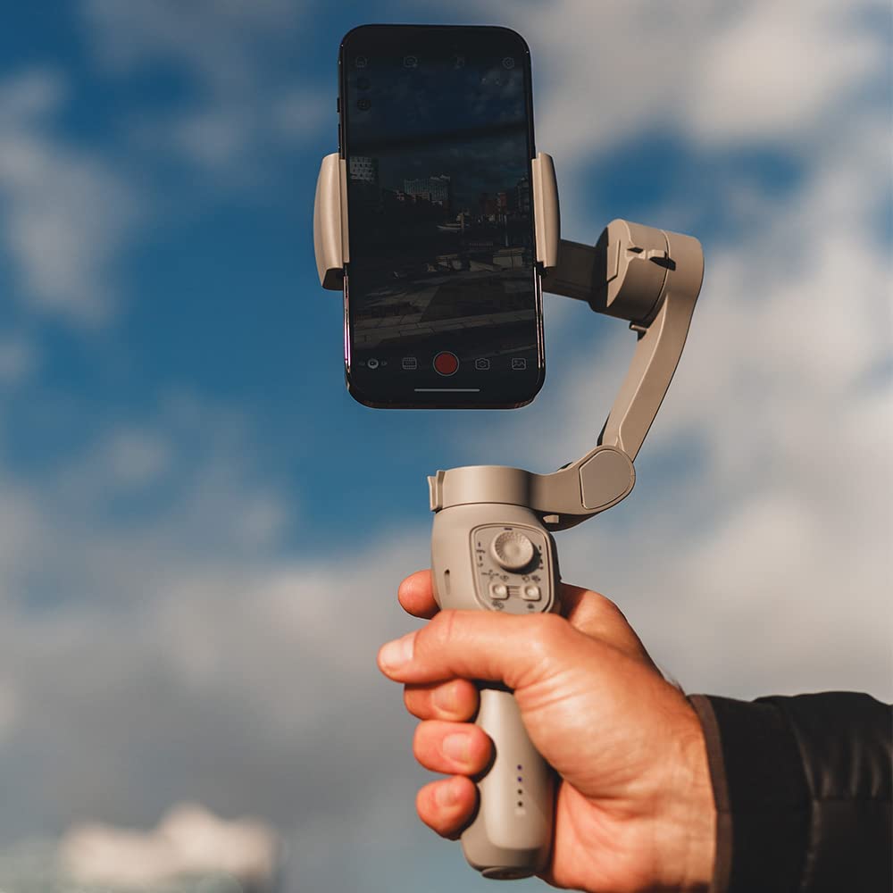 Rollei Steady Butler Mobil 3 SE, mały, lekki, składany smartfon gimbal do cichego kręcenia filmów z ręki. Ze sterowaniem aplikacją dla systemu Android i iOS 22946