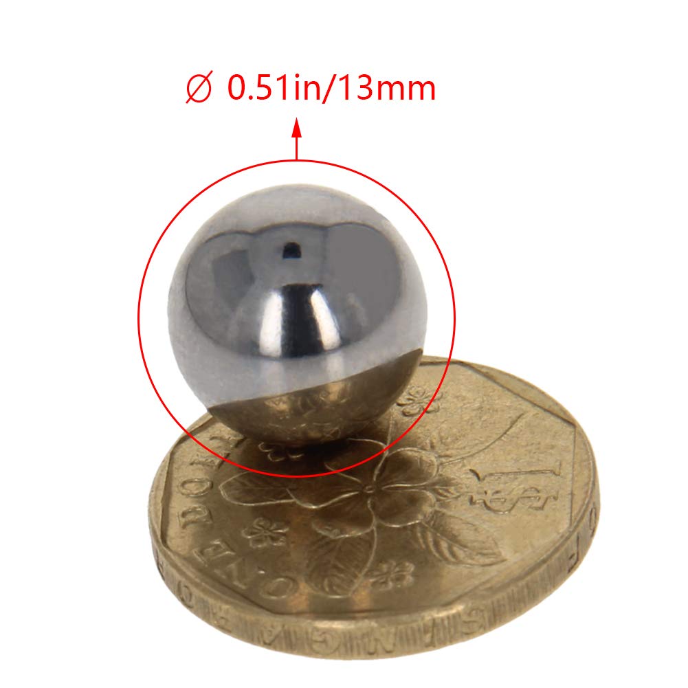 Othmro Kulki łożyskowe ze stali chromowanej 13 mm G10 20 szt