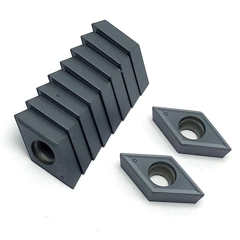 10pcs DCMT070204 NN LT10 Carbide Inserts para Torno CNC miniatura 3