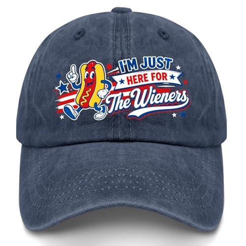 Image of 4th of July 250th Anniversary Dad Hats - Just Here for the Fireworks, Fireworks Director - Patriotic Baseball Cap