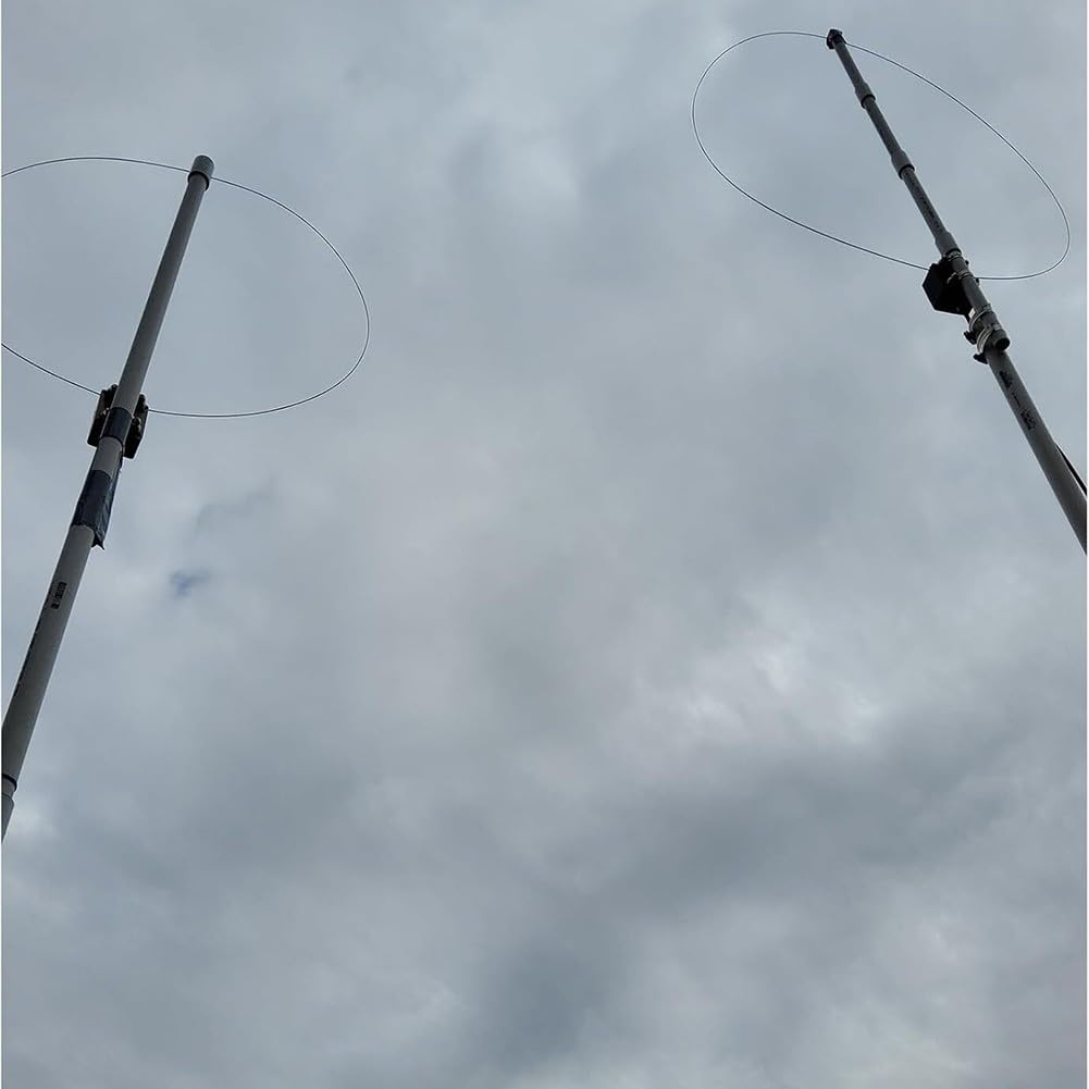 Antenne annulaire active 0,5-500 MHz 0-30 dB gain pour mw SW pour FM actif (5 m)