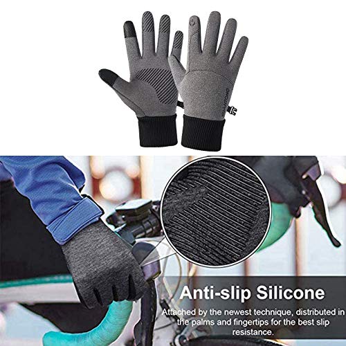 Serenable Luvas de Inverno à Prova de Vento para Clima Frio à Prova de Vento E Tela de Toque Térmica