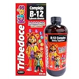 Tribedoce Kids B-12 Complex Liquid Supplement – Vitamin B1, B2, B3, B5, B6, B7, B9 & B12 – Great-Tasting Daily Support for Kids – 16 fl oz – Non-GMO, Gluten-Free -  GBH