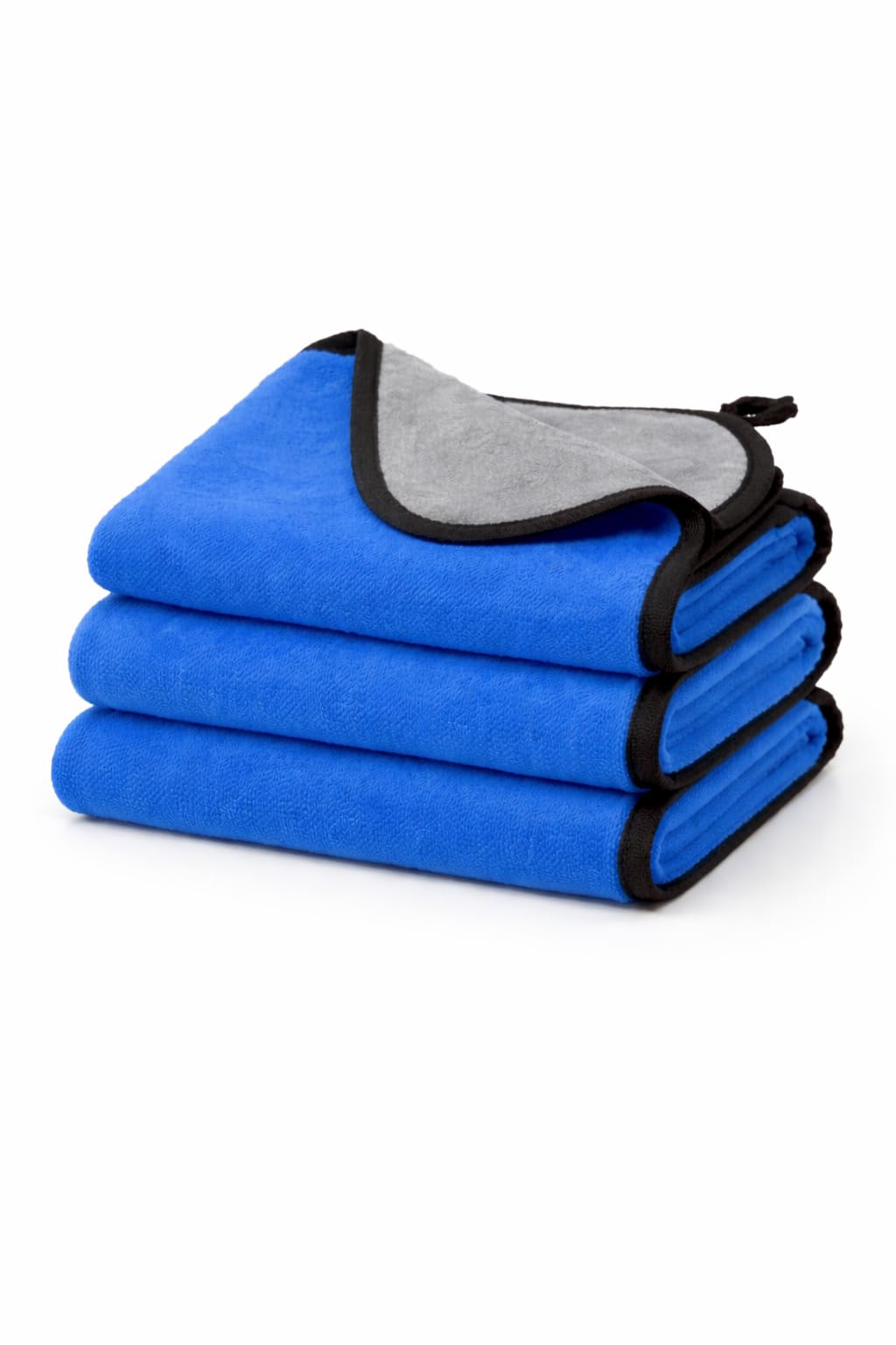 Singhals Ultra Soft Microfiber Cleaning Cloths, 3 pcs 40x40cms 600GSM in Blue Color Highly Absorbent, Lint and Streak Free, Multi - Purpose Wash Cloth for, Car, Bike, Restaurants, Offices Kitchens.-image-46