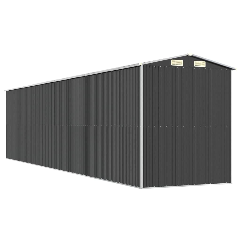 Générique Abri de Jardin Anthracite 192x855x223 cm Acier galvanisé,Maison & Jardin,Pelouses & Jardins,Vie en extérieur,Structures extérieures,Cabanes & abris de Jardin,3147457