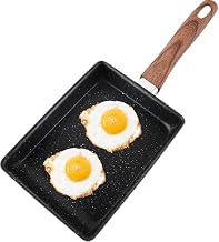 BELARO Omelette Pan, Tamagoyaki Rectangular Non Stick Saucepan Black Practical Frying Pan Kitchen Supplies