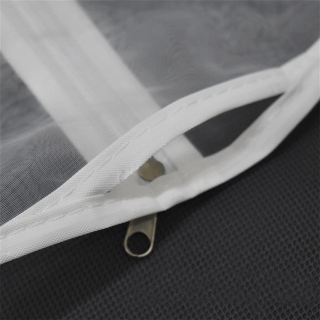 BAtlam Bolsas de Ropa para niños Fundas Protectoras de tamaño pequeño Bolsa de Almacenamiento de Ropa para niños Vestido Antipolvo (Gris Claro 50x70cm)