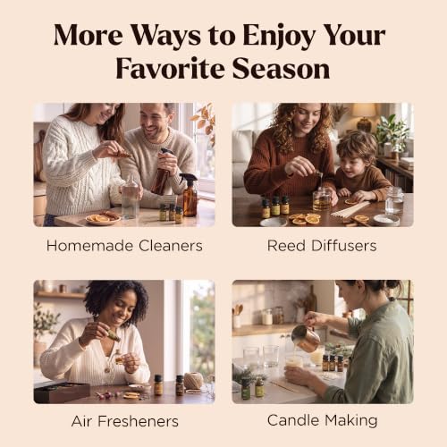 Image of Lagunamoon Fall Essential Oils Set for Diffuser for Home 6 x 10ml