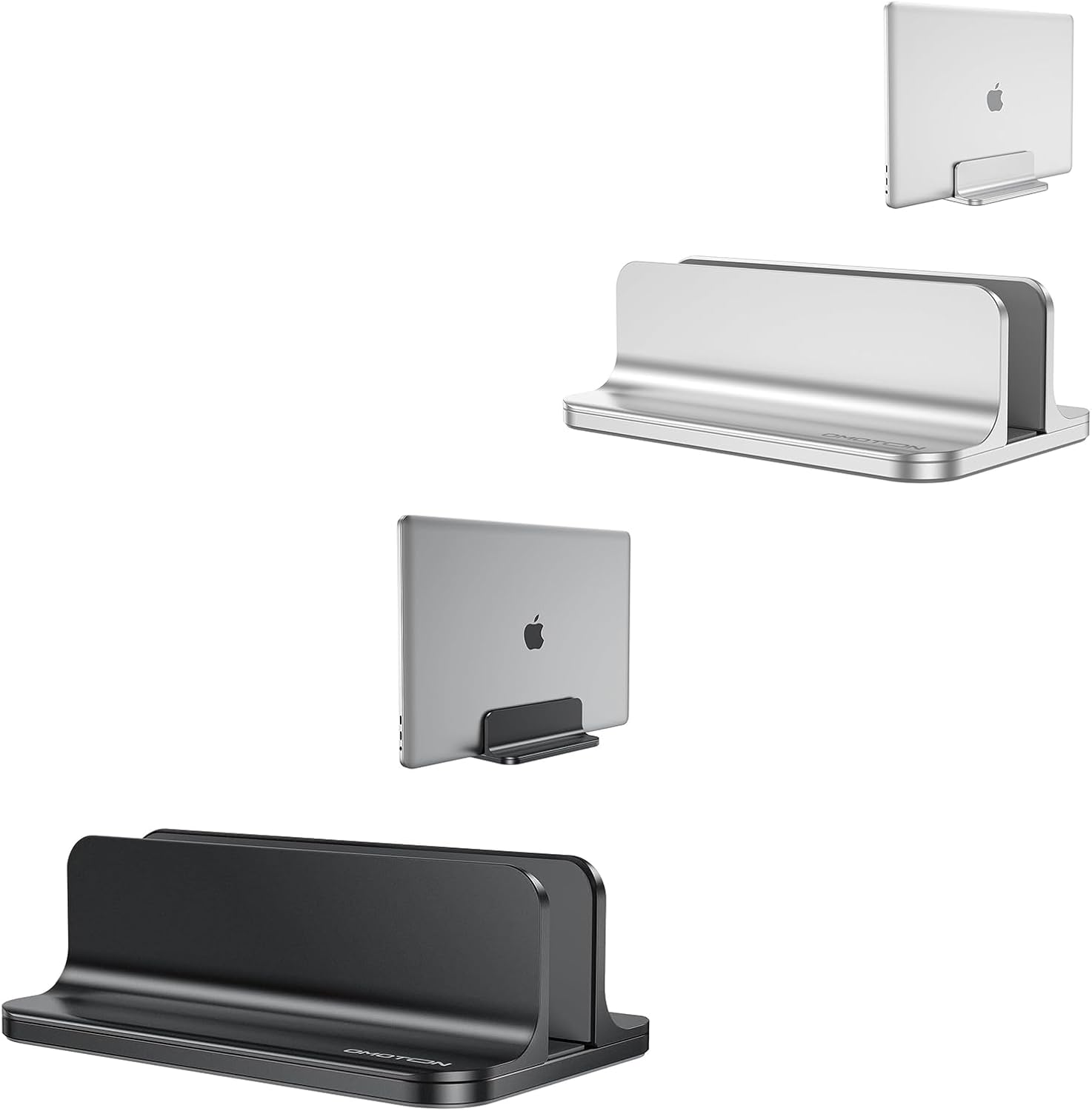 OMOTON Vertical Laptop Stand Bundle