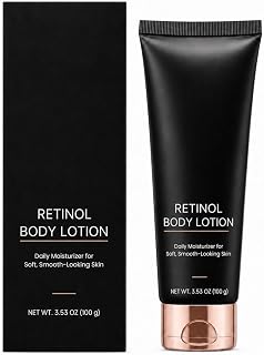 Retinol Body Lotion, Daily Moisturizer for Dry Skin, 3.53 oz | Daily body lotion with retinol designed to moisturize dry-feeling skin and leave it feeling soft, smooth, and comfortably con