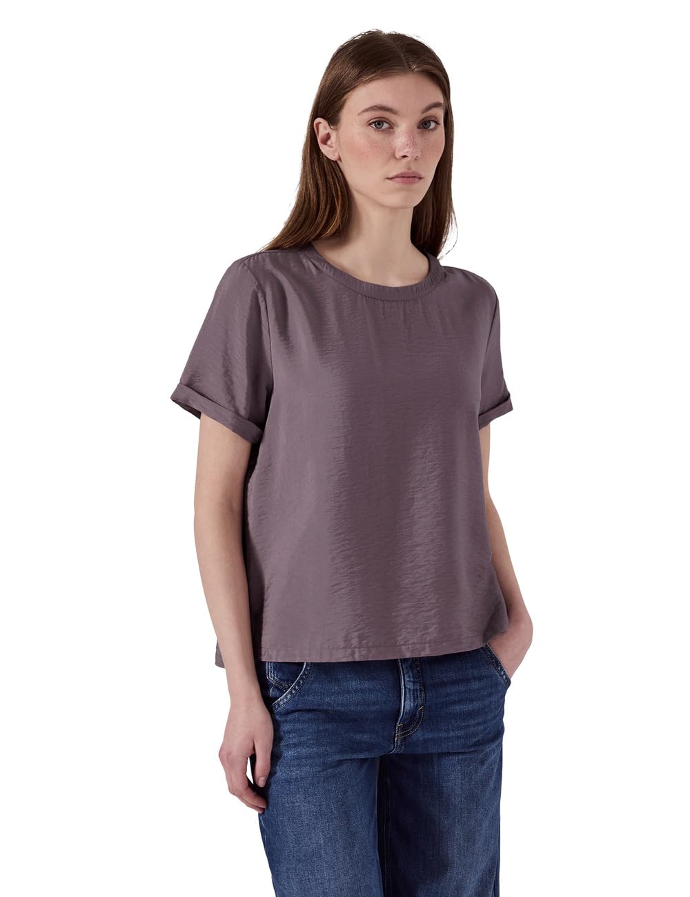 Street One Studio Damen Bluse mit Seiten-Schlitzen
