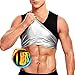 Tuta Sauna Dimagrante Uomo Corsetto Vita Neoprene Sudore Sportiva Gilet Fitness Canotta Snellente Body Shaper