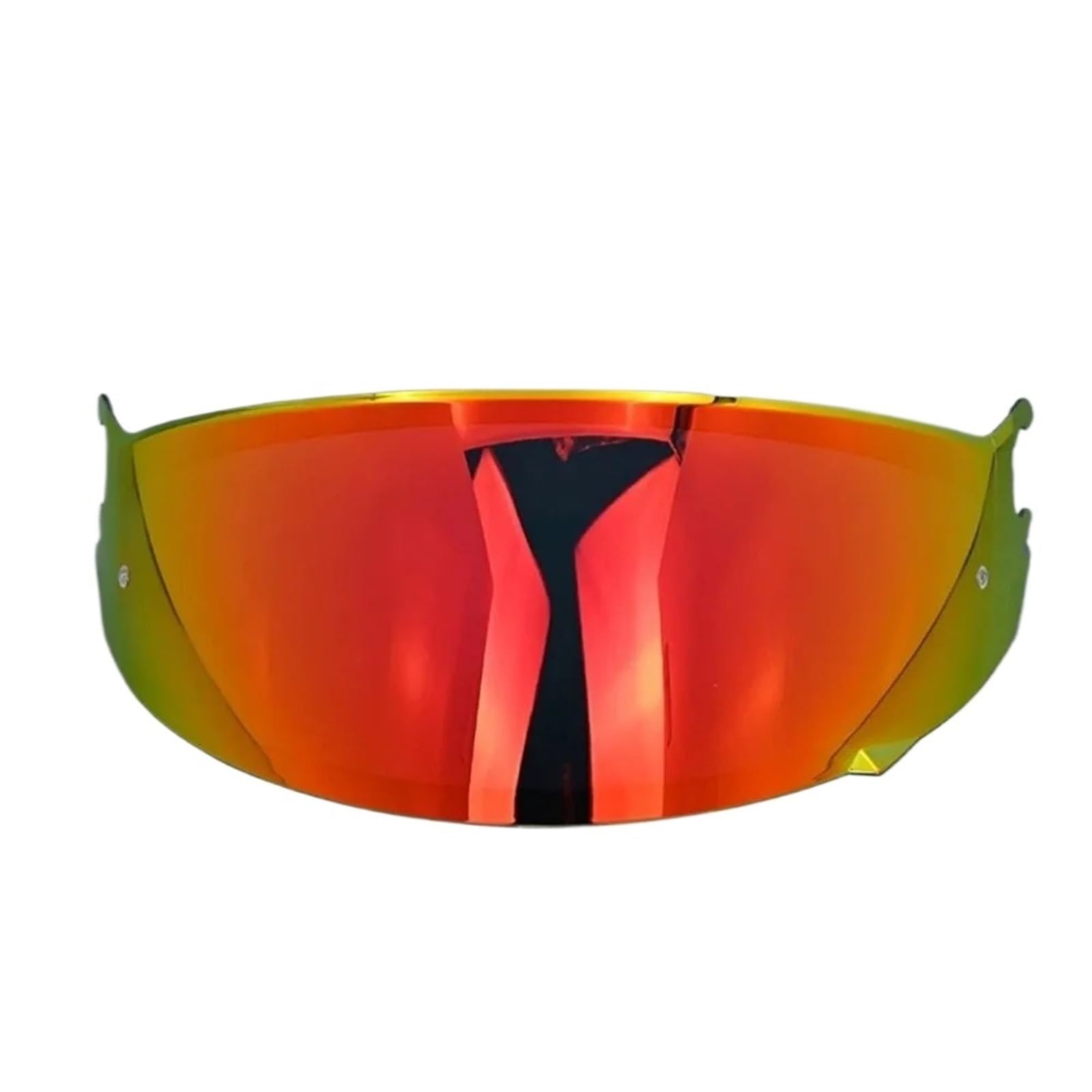 visera casco moto Visera for casco, repuesto de cara completa, lente for, accesorios for visera, parabrisas Accesorio Ajustable para Casco Integral(Red Gold)