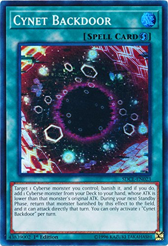Cynet Backdoor - SDCL-EN023 - Super Rare - 1st Edition - Structure Deck: Cyberse Link (1st Edition)
