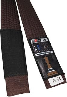 OSS Combat Sports BJJ Belt - Cinturón brasileño de Jiu Jitsu - Cinturón de Jujitsu - Cinturón de Jiu-Jitsu brasileño Aprobado por la IBJJF para Adultos, 100% algodón, Cinturones listos para