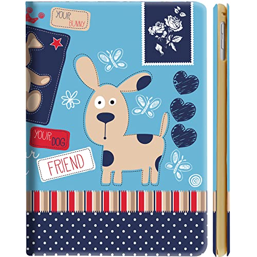 Image of DuraSafe Cases for iPad 8.3 Mini 6th [ Mini 2021 6 Gen ] A2567 A2568 A2569 MK7M3HN /A MLWL3HN /A MK7R3HN /A MK7P3HN /A MLWR3HN /A MK7X3HN /A MK7V3HN /A MK893HN /A Printed Smart Flip Book Cover - Puppy Friend