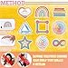 Crtiin 80 Pcs Anxiety Sensory Stickers Calm Textured Stickers Mindfulness Relief Mental Health Sticker Anti Stress Sensory Items Anxiety Relief for Adults Office Counselor Supplies