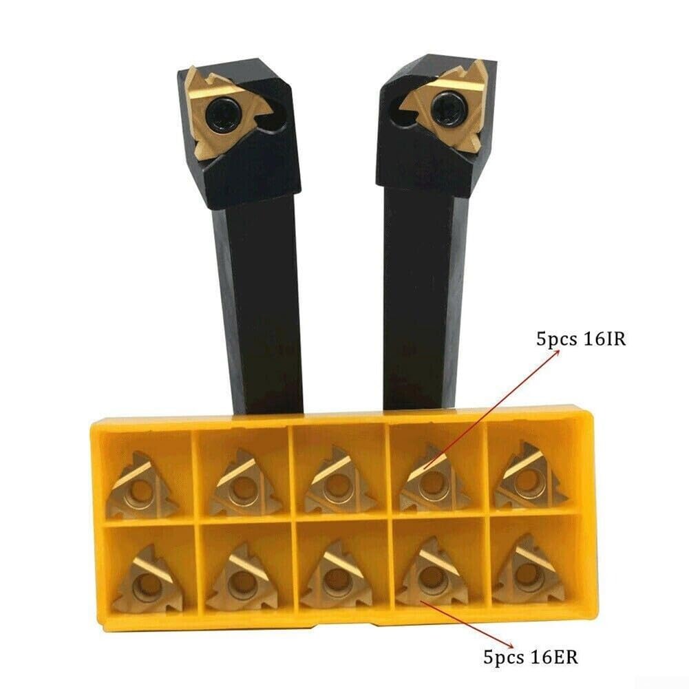 CNC-Drehmaschinen-Werkzeughalter-Kit SER1212H16 SEL1212H16 mit 16ER AG60 16IR AG60 Hartmetalleinsätzen zum Drehen