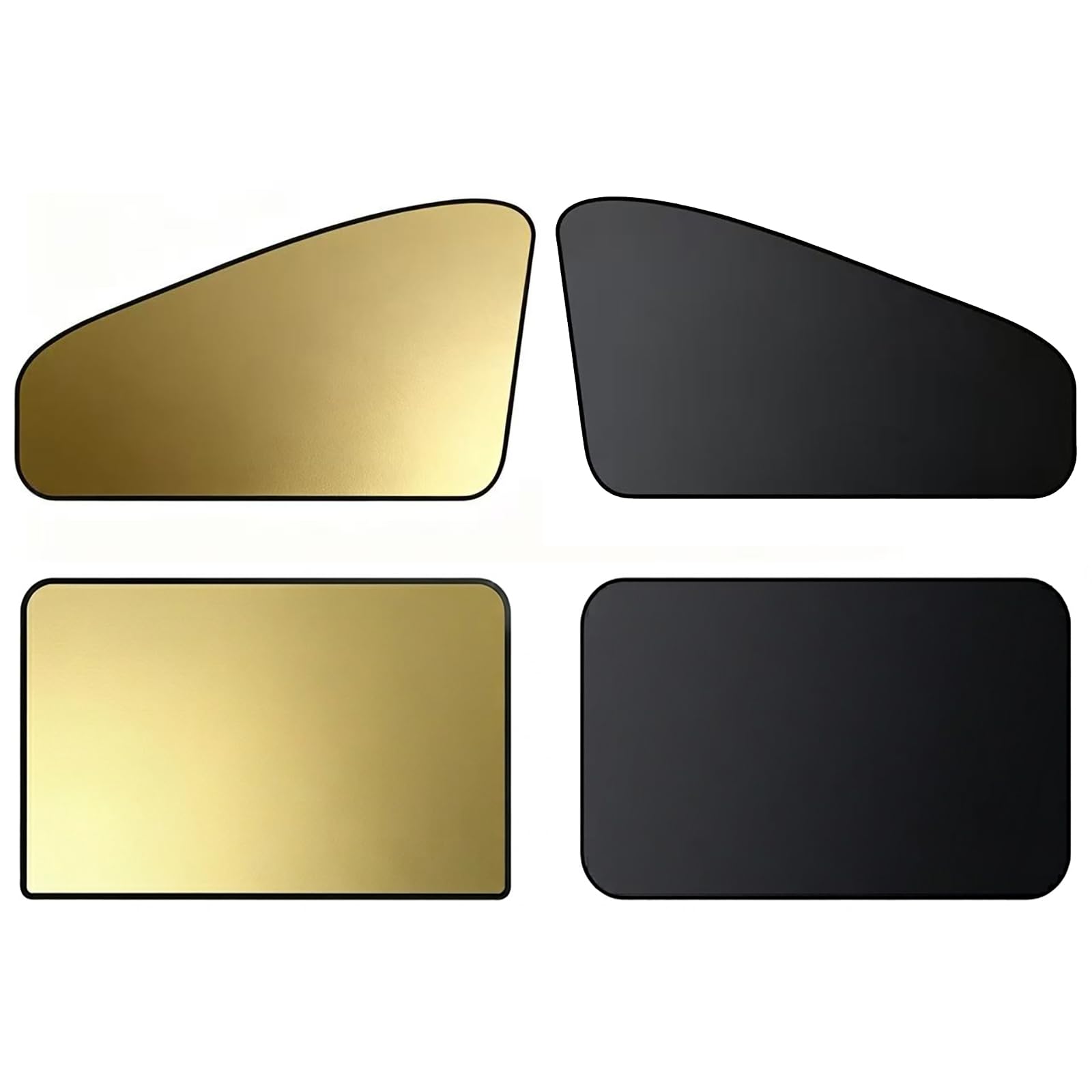 HFFTYU Car Window Shades for Ford Ranger T9 2023-2026, Magnetic Car Sun Shade Side Window Blackout Covers, UV Blocker Auto Window Blinds Privacy Curtains,4PCS