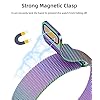 Magnetic Band Compatible for Apple Watch Bands Women Men 40mm 38mm 41mm 42mm 46mm 44mm 45mm 49mm, Stainless Steel Mesh Metal Sport Strap Wristband iWatch Series 11 10 9 8 7 6 5 4 3 2 1 SE Ultra