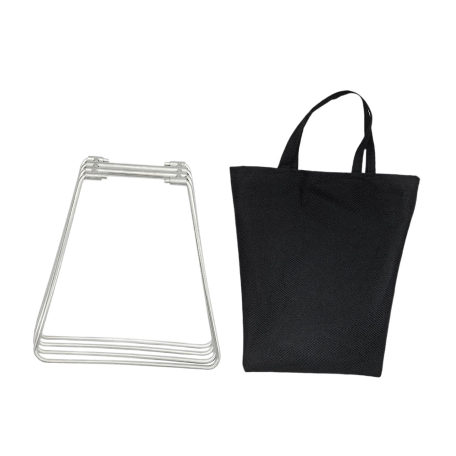 Merishopp Foldable Cooling Stand Stainless Steel Luggage Rack for Cooking Patio Travel Argent-image-34