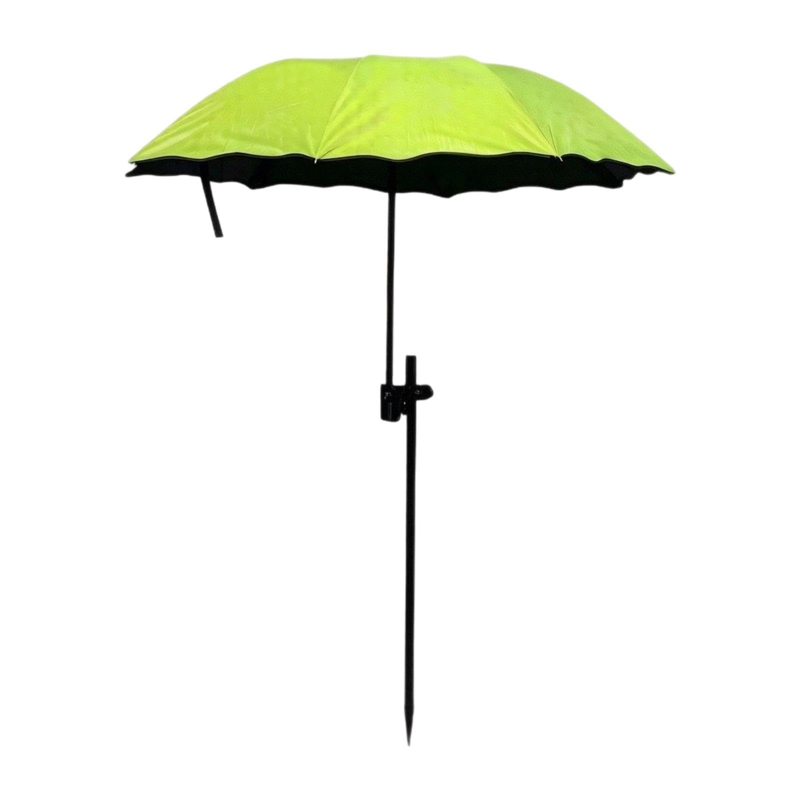 Qianly para Plantas Parasol Exterior de Jardín con Estaca Tela Resistente Protección Impermeable Instalación Fácil Adecuado para Macetas CAM, Verde