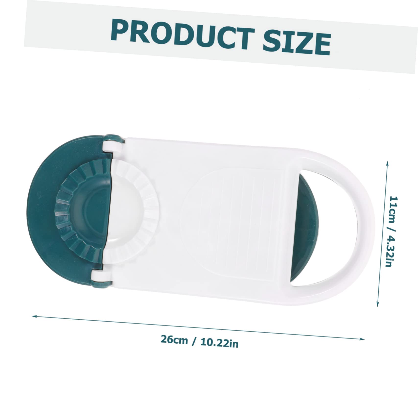 Cabilock Dumpling Maker Machine Dumplings Maker Presser Portable Dumpling Presser Easy to Clean for Home Commercial White