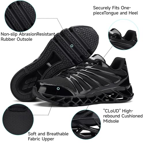 Steel Toe Shoes for Men Indestructible Work Shoes Lightweight Sneakers Puncture Proof Non Slip Composite Toe Safety Shoes4